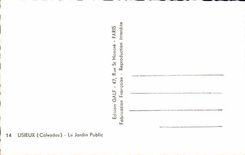 Lisieux CPA der allgemeine Garten