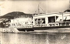 Menton CPA terraces of the casino at the seaside