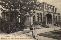 Epinal CPA Roman House Main entrance (lion)