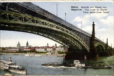 Germany Mainz CPA Ansicht von Kastel aus Mainz