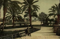 Nice CPA Seen with the public garden