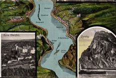 Germany Ruins Rheinfels Loreley CPA