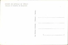 Battle fields of Verdun CPA ossuary and cemetery of Douaumont