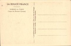 Falls of Tarn CPA Circus of Beaumes (Lozere)