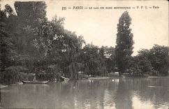 Paris CPA Seen of the Montsouris park