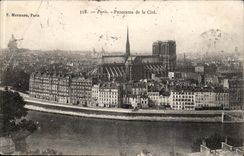 Paris CPA Panorama de la Cite