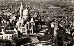 Paris CPA La basilique du SAcre Coeur de Montmartre
