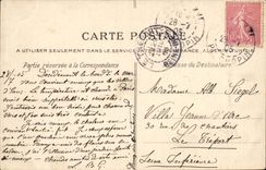 Paris CPA Panorama taken of Notre Dame