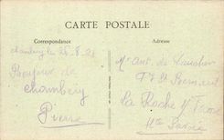 Chambery CPA Brunnen der Elefanten oder des Boigne (Arbeit des Sappey Bewohners von Grenoble)