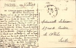 CPA Paris the hotel of Invalides seen esplanade