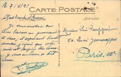 CPA Bordeaux the columns rostrales