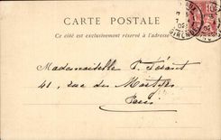 CPA Bordeaux Gate of the large clock