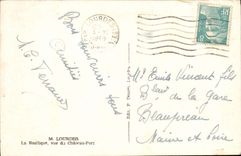 Lourdes CPA the basilica seen of the strong castle