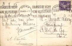 Vichy CPA Street Georges Clemenceau