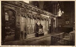 The United Kingdom London London CPA Westminster Abbey Teh confessor' S chapel The century stone screen