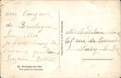 Boulogne auf dem Meer CPA gesehen vom Martyrium