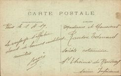 Paris CPA Panorama towards the Field of March taken of Arc de Triomphe of star