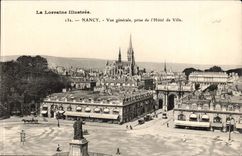 Nancy CPA Vue generale prise de l'hotel de ville