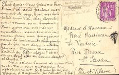 CPA Abbey of Saint Wandrille the cloister