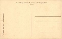 CPA Abbey St Pierre de Solesmes the Sarthe the chapter
