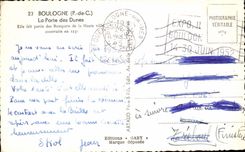 Boulogne CPA die Tur der Dunen