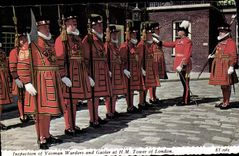 The United Kingdom London London CPA inspection off Yeoman Wardens and Gaoler At HM Tower off london (uniform uniform)