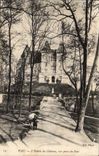 Pau CPA Entering of the castle seen from of the park