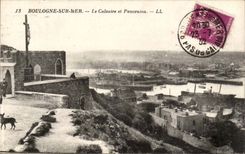 Boulogne on Sea CPA the martyrdom and panorama