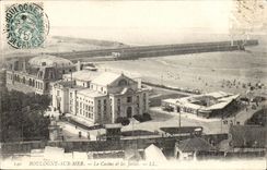 Boulogne on Sea CPA the casino and piers