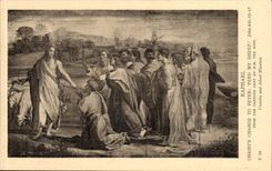 CPA Raphael Christ charges to Peter Feed my sheep Victoria and Albert Museum