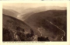 CPA das Tal von MAssevaux gesehen vom Ballon von Elsass