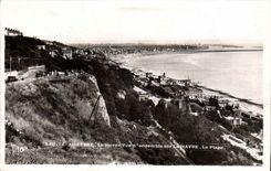 Saint Address CPA Heve Overall picture on Le Havre the beach