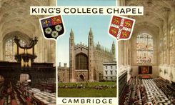 The United Kingdom MODERN CARD King' S college Chapel Cambridge