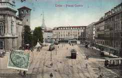 Italie Italia Torino CPA Piazza Castello