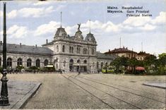 Germany Mainz CPA principal Hauptbahnhof Station