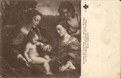 CPA Museum of mystical Louvre Marriage of co Catherine of Alexandria 'Correge)