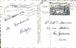 Bordeaux CPA the bridge on the Garonne