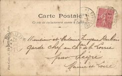 CPA Mann-Grusskarte 1904