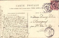 Nette CPA Phantasiekuriere tragen zu ihm meine Wunsche des Gluckes (Schwalbe)