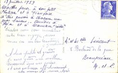 Church of Ars CPA Painting of the vault of the glorification by Mr Borel of Lyon