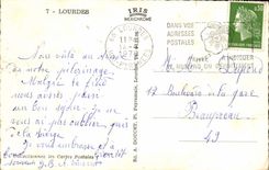 CPA Souvenir of Lourdes