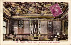 Rouen CPA Law courts the ceiling of the room of Bases