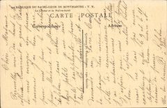Paris CPA Basilique du SAcre Coeur de Montmartre Le choeur et le maitre autel