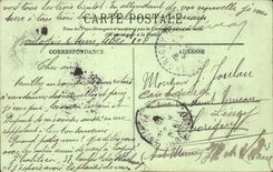 Boulogne on Sea CPA the street of the port