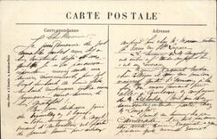 Saint Germain im Bush-Hammer CPA der englische Garten das Bohrgerat und die Strasse von Loges gesehen vom Schloss