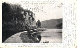 Belgium Houx CPA Rocks with the crows