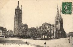 Bordeaux CPA the cathedral and the tower Pey Berland