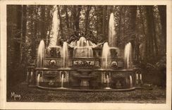 Park of Versailles CPA the dresser fountain ddu has Mansart Neptune and Amphitrite