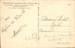 Park of Versailles CPA the dresser fountain ddu has Mansart Neptune and Amphitrite