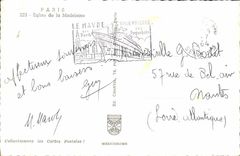 Paris MODERN CARD Church of the Madeleine